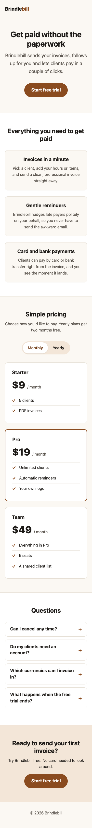 Screenshot of the page built in this answer, at a phone width of 375 pixels