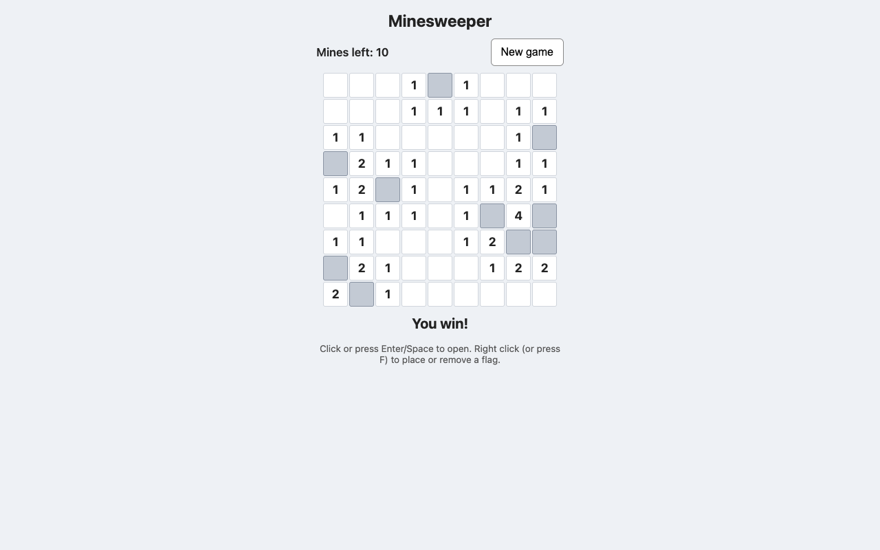Screenshot of the page built in this answer, at a desktop width of 1280 pixels