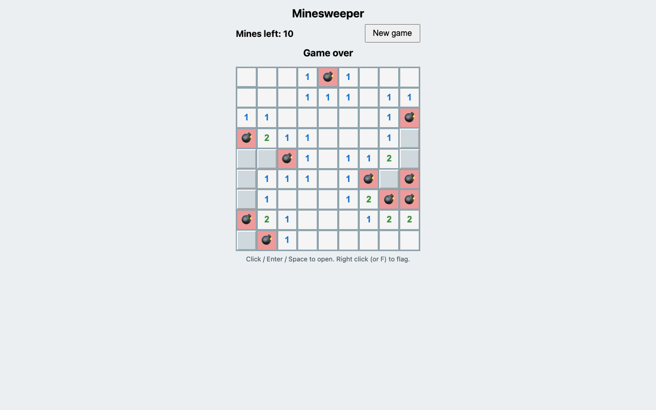 Screenshot of the page built in this answer, at a desktop width of 1280 pixels