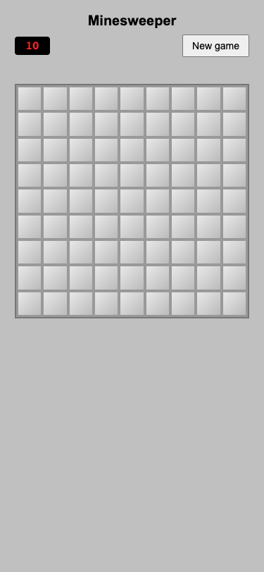 Screenshot of the page built in this answer, at a phone width of 375 pixels