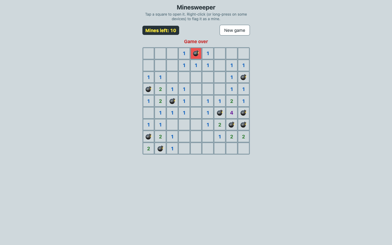 Screenshot of the page built in this answer, at a desktop width of 1280 pixels